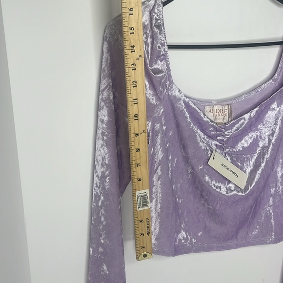 NWT Annie Velvet Long Sleeve Top - Picture 7 of 8